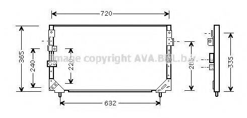 AVA QUALITY COOLING TO5006 Конденсатор, кондиціонер