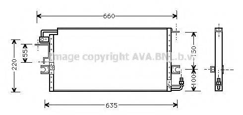 AVA QUALITY COOLING TO5198 Конденсатор, кондиціонер