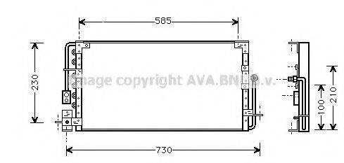 AVA QUALITY COOLING TO5214 Конденсатор, кондиціонер