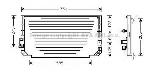 AVA QUALITY COOLING TO5271 Конденсатор, кондиціонер