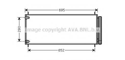 AVA QUALITY COOLING TO5406D Конденсатор, кондиціонер