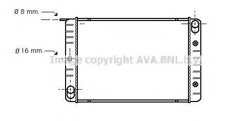 AVA QUALITY COOLING VO2014 Радіатор, охолодження двигуна