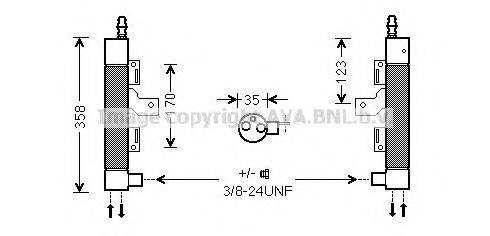 AVA QUALITY COOLING VOD153 Осушувач, кондиціонер