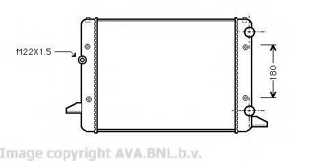 AVA QUALITY COOLING VW2120 Радіатор, охолодження двигуна