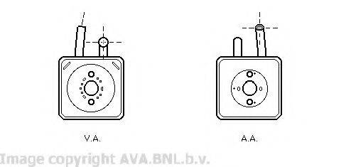 AVA QUALITY COOLING VW3089 масляний радіатор, моторне масло