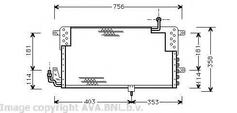 AVA QUALITY COOLING VW5139 Конденсатор, кондиціонер