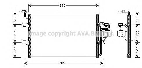 AVA QUALITY COOLING VW5181 Конденсатор, кондиціонер