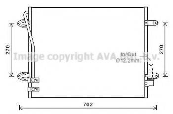 AVA QUALITY COOLING VWA5322 Конденсатор, кондиціонер