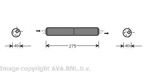 AVA QUALITY COOLING VWD021 Осушувач, кондиціонер