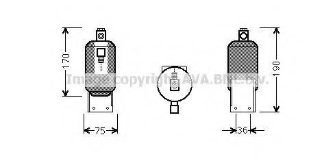 AVA QUALITY COOLING VWD292 Осушувач, кондиціонер