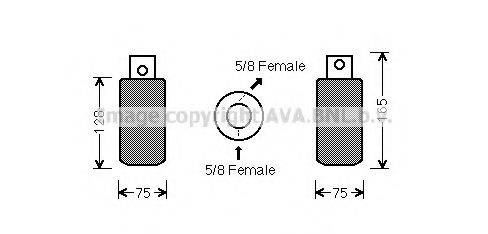 AVA QUALITY COOLING VWD314 Осушувач, кондиціонер