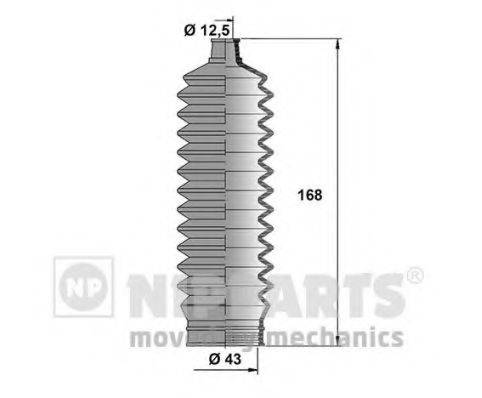 NIPPARTS J2840503 Комплект пильника, рульове керування