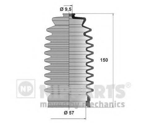 NIPPARTS J2842000 Комплект пильника, рульове керування