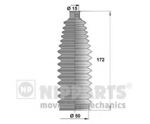 NIPPARTS J2842023 Комплект пильника, рульове керування