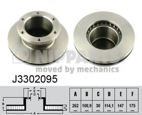 NIPPARTS J3302095 гальмівний диск