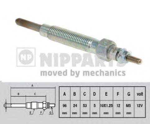 NIPPARTS J5710300 Свічка розжарювання