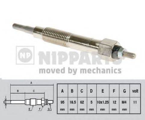 NIPPARTS J5711016 Свічка розжарювання