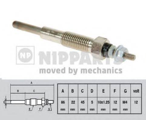 NIPPARTS J5713002 Свічка розжарювання