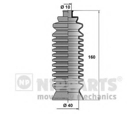 NIPPARTS N2847011 Комплект пильника, рульове керування