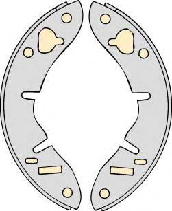 MGA K531409 Комплект гальм, барабанний гальмівний механізм
