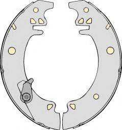 MGA M563 Комплект гальмівних колодок