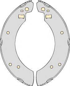 MGA M572 Комплект гальмівних колодок