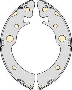 MGA K660310 Комплект гальм, барабанний гальмівний механізм