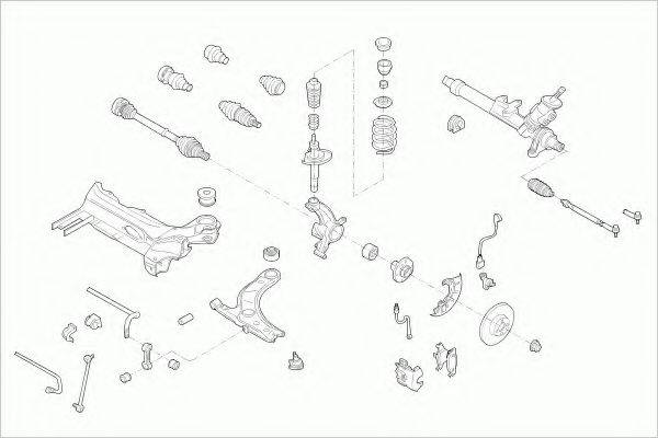 ZF PARTS SKODAOCTAVFZ001 Рульове управління; Підвіска колеса