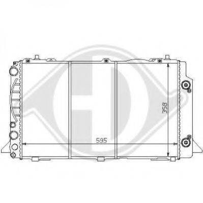 DIEDERICHS 8101129 Радіатор, охолодження двигуна