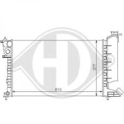 DIEDERICHS 8104134 Радіатор, охолодження двигуна