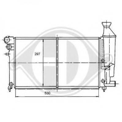 DIEDERICHS 8104171 Радіатор, охолодження двигуна