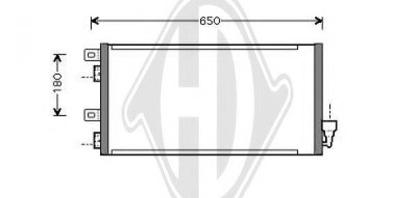 DIEDERICHS 8120503 Конденсатор, кондиціонер