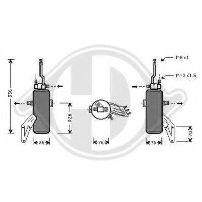 DIEDERICHS 8141401 Осушувач, кондиціонер