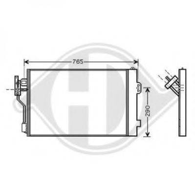 DIEDERICHS 8166600 Конденсатор, кондиціонер