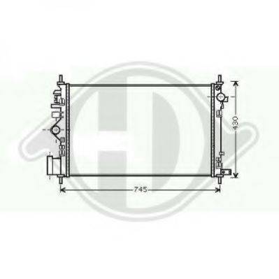 DIEDERICHS 8182605 Радіатор, охолодження двигуна