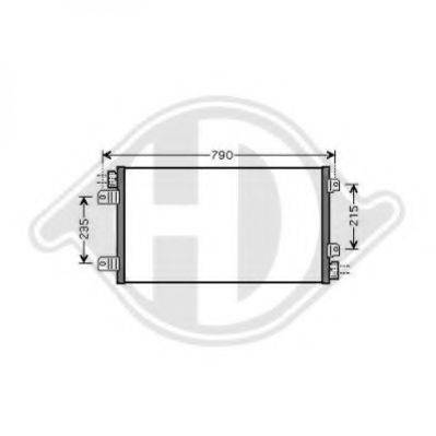 DIEDERICHS 8188600 Конденсатор, кондиціонер