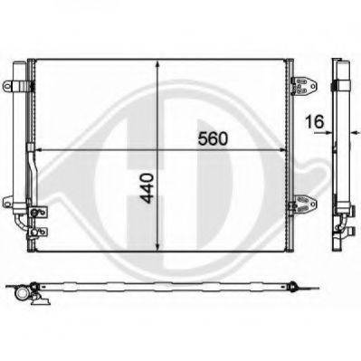 DIEDERICHS 8224800 Конденсатор, кондиціонер