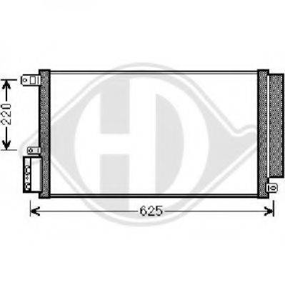 DIEDERICHS 8300500 Конденсатор, кондиціонер