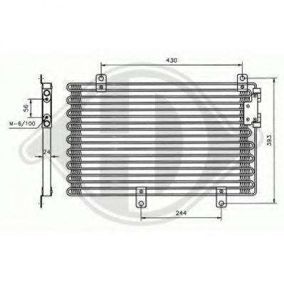 DIEDERICHS 8304000 Конденсатор, кондиціонер