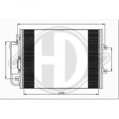 DIEDERICHS 8448100 Конденсатор, кондиціонер