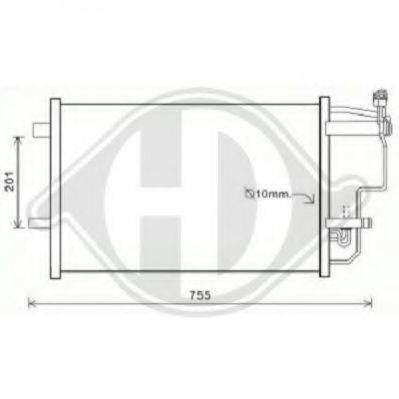 DIEDERICHS 8561900 Конденсатор, кондиціонер