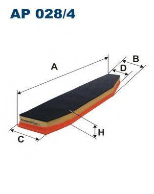 FILTRON AP0284 Повітряний фільтр