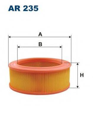 FILTRON AR235 Повітряний фільтр