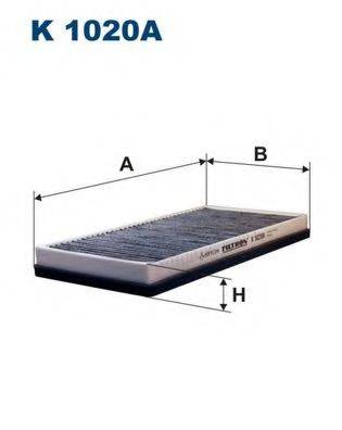 FILTRON K1020A Фільтр, повітря у внутрішньому просторі