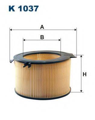 FILTRON K1037 Фільтр, повітря у внутрішньому просторі