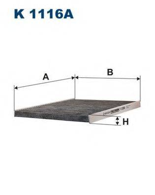 FILTRON K1116A Фільтр, повітря у внутрішньому просторі