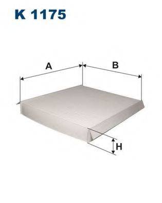 FILTRON K1175 Фільтр, повітря у внутрішньому просторі