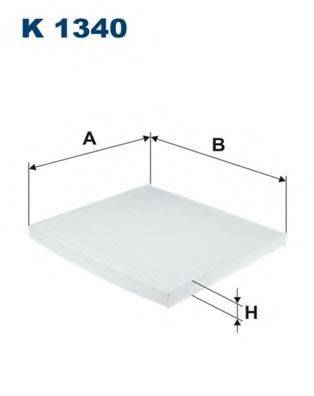 FILTRON K1340 Фільтр, повітря у внутрішньому просторі