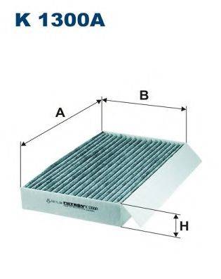 FILTRON K1300A Фільтр, повітря у внутрішньому просторі