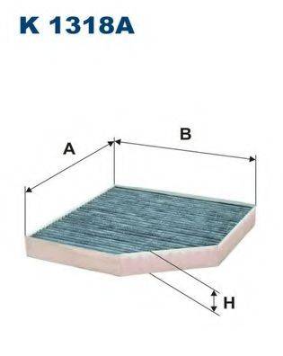 FILTRON K1318A Фільтр, повітря у внутрішньому просторі